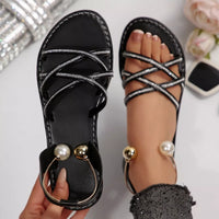 Strappy Flat Sandals — alternate product view 3