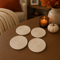 Fall Braided Coaster Set — alternate product view 43
