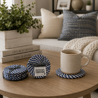 Blue Braided Coasters — alternate product view 24