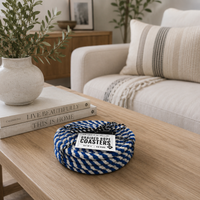 Blue Braided Coasters — alternate product view 13