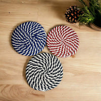 Blue Braided Coasters — alternate product view 28
