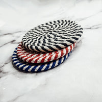 Blue Braided Coasters — alternate product view 20