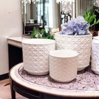 Webbing Ceramic Planters — alternate product view 2