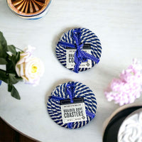 Blue Braided Coasters — alternate product view 21