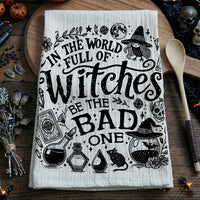 Double-Sided Witch Towel