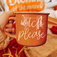 Orange Ceramic Mug — alternate product view 4