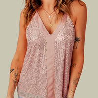Sequin Racerback Tank