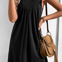 Round Neck Sleeveless Mini Dress
