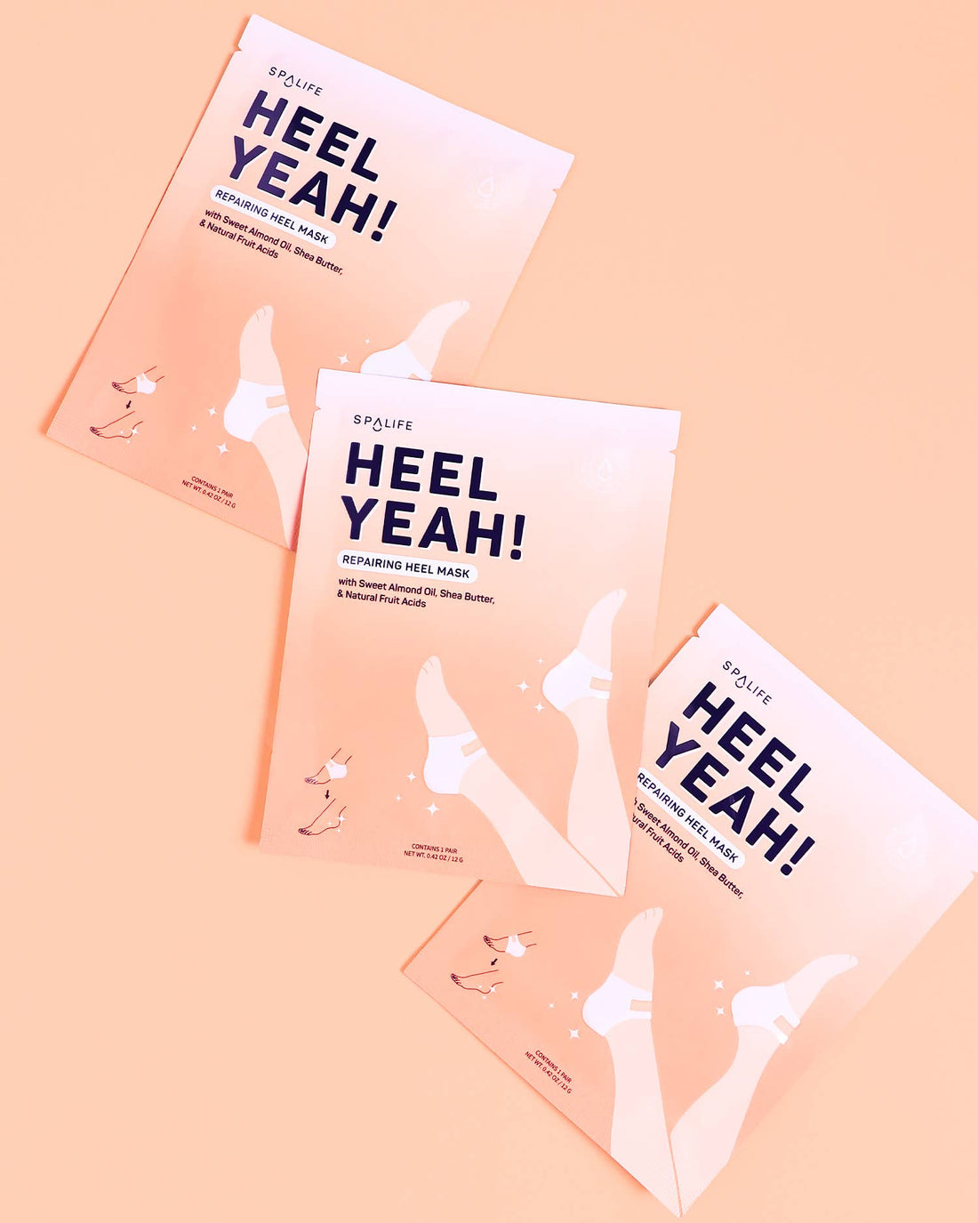 Could Sand a Deck | Repairing Heel Masks, 3 Pack