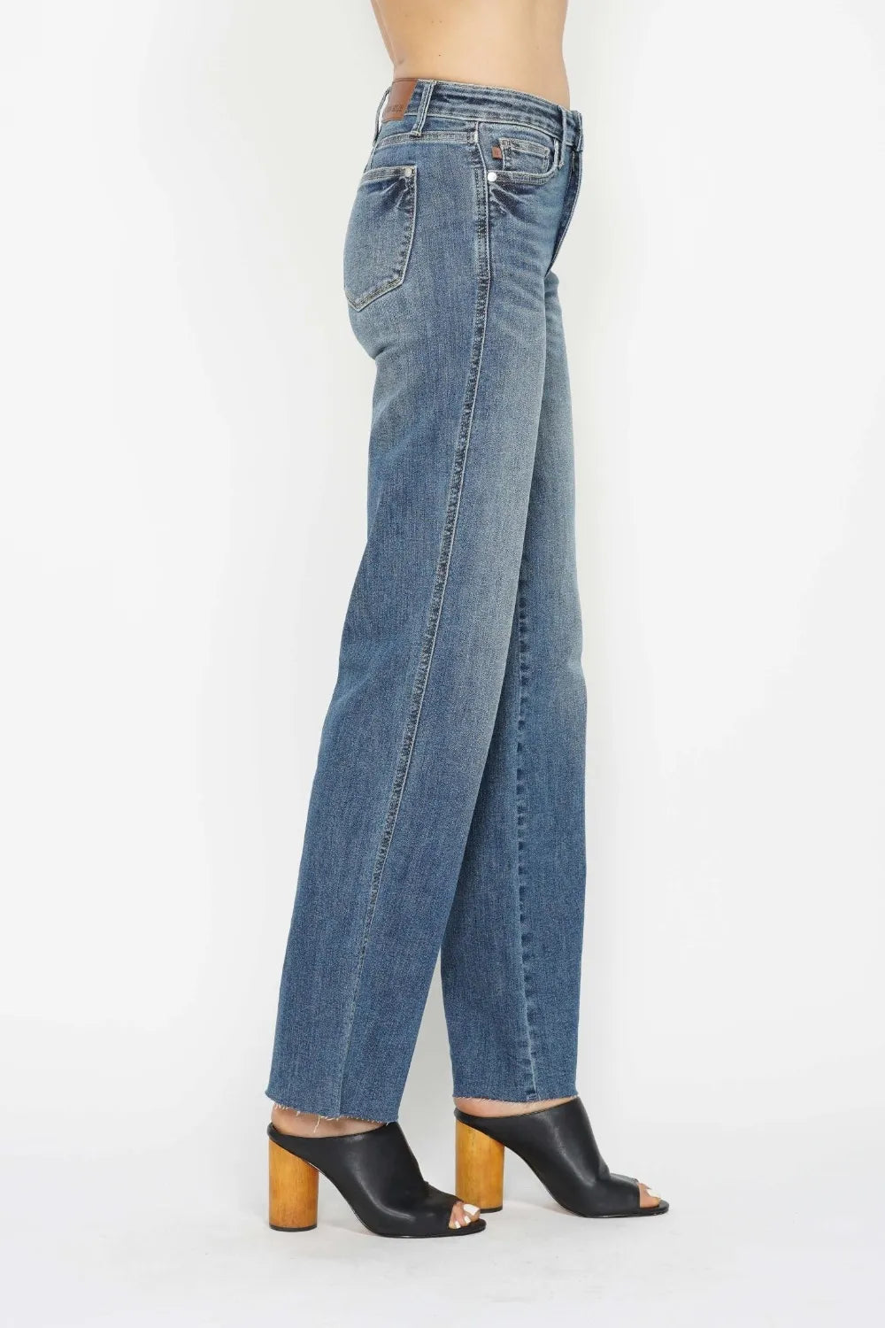 Judy Blue Straight Jeans — alternate product view 5
