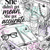 Watermarked sample coloring page from Unapologetically Her