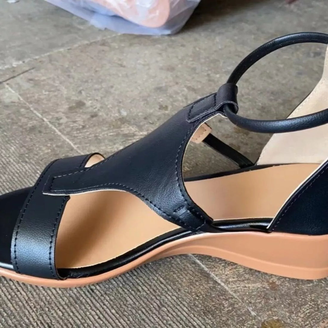 Open-Toe Platform Sandals — alternate product view 2