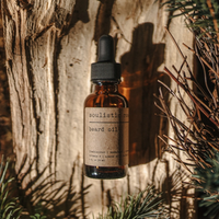 One-ounce beard oil bottle