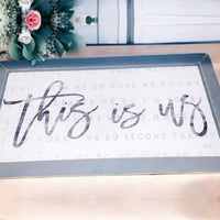 “This Is Us” XL Wall Sign — alternate product view 10