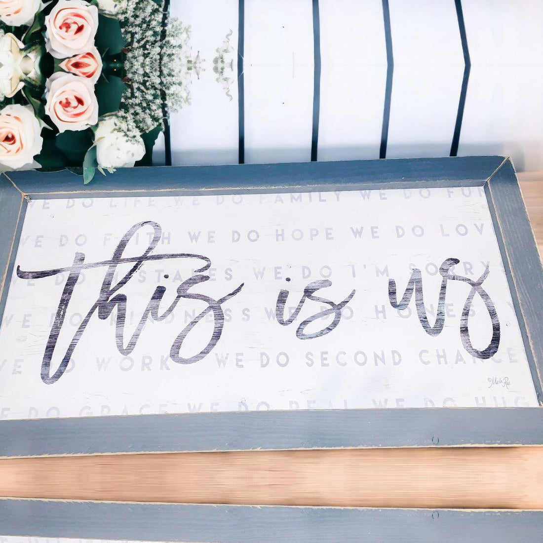 “This Is Us” XL Wall Sign — alternate product view 2