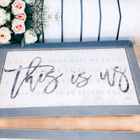 “This Is Us” XL Wall Sign — alternate product view 2