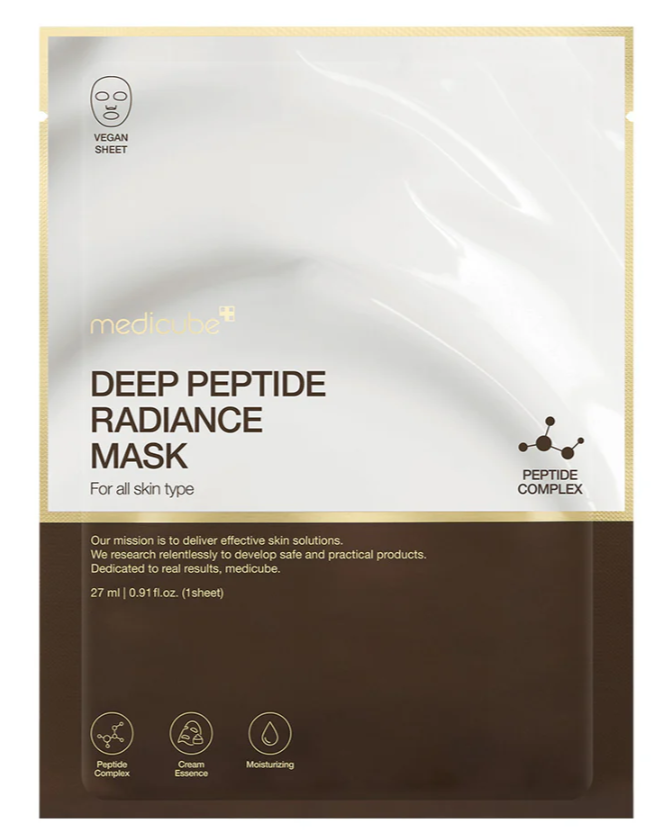 Ten Minutes of Peace MEDICUBE Deep Peptide Radiance Sheet Mask, photo 4