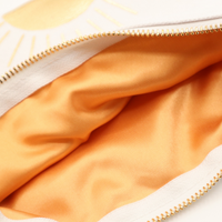 It's a Good Day cream canvas pouch by Properly Improper