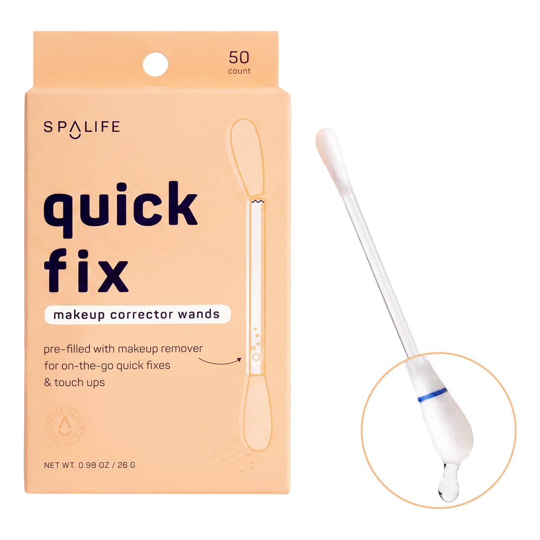 The Only Fix I Have Time For | Makeup Corrector Wands, 50 Count