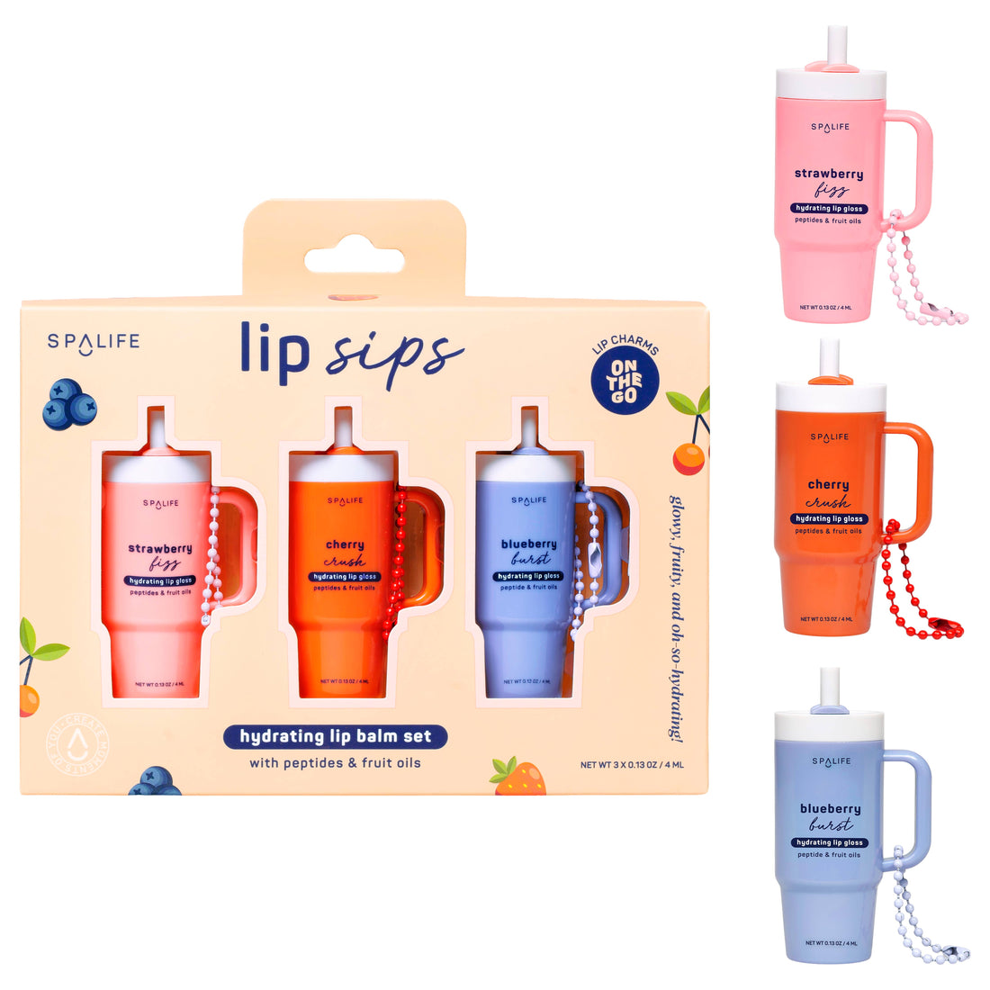 Matches Your Cup | Tumbler-Shaped Lip Balm Trio