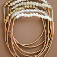 Stacked Without Trying | Guitar String Coil Bracelet Set