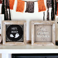 Reversible Fall + Halloween Sign