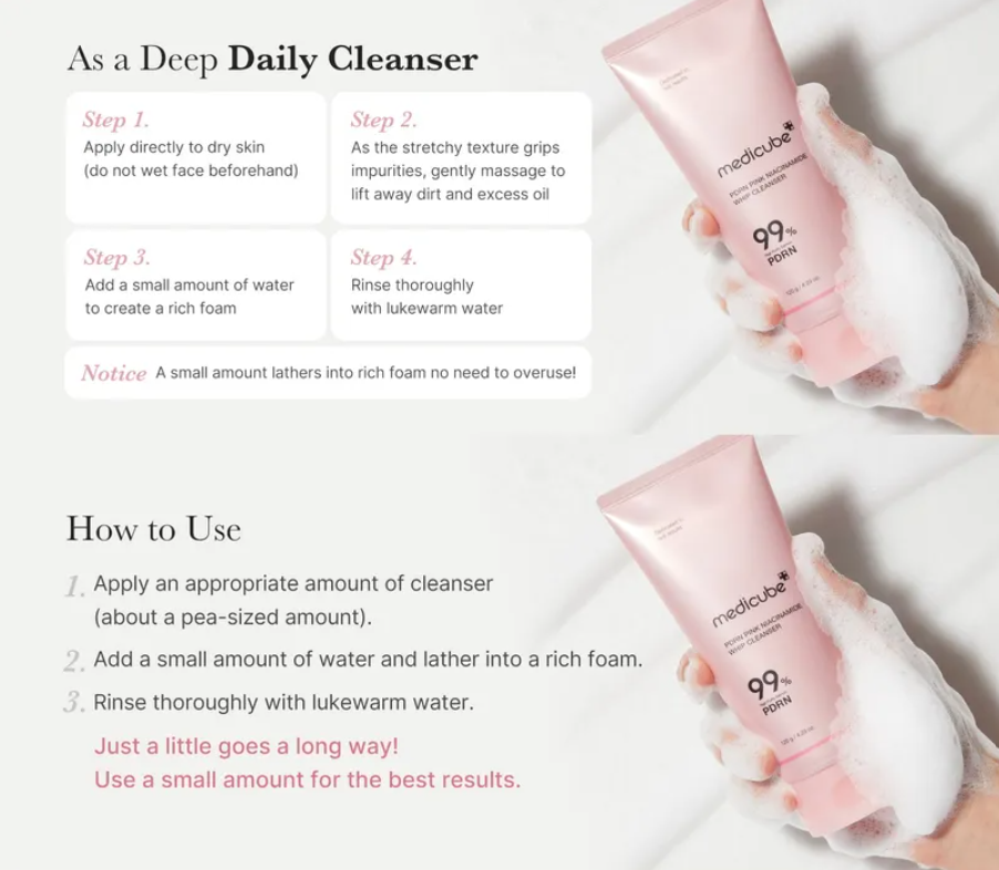 Whipped Into Shape MEDICUBE Niacinamide Whip Cleanser Mini, photo 7