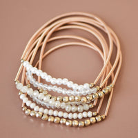 Stacked Without Trying | Guitar String Coil Bracelet Set