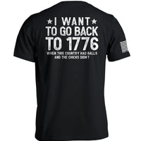 I Want To Go Back To 1776