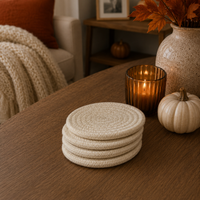 Fall Braided Coaster Set — alternate product view 11