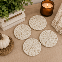 Fall Braided Coaster Set — alternate product view 25
