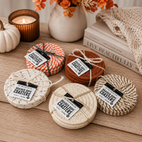 Fall Braided Coaster Set — alternate product view 27