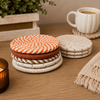 Fall Braided Coaster Set — alternate product view 4