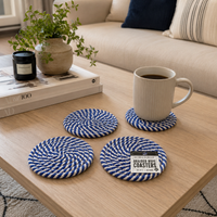 Blue Braided Coasters — alternate product view 10