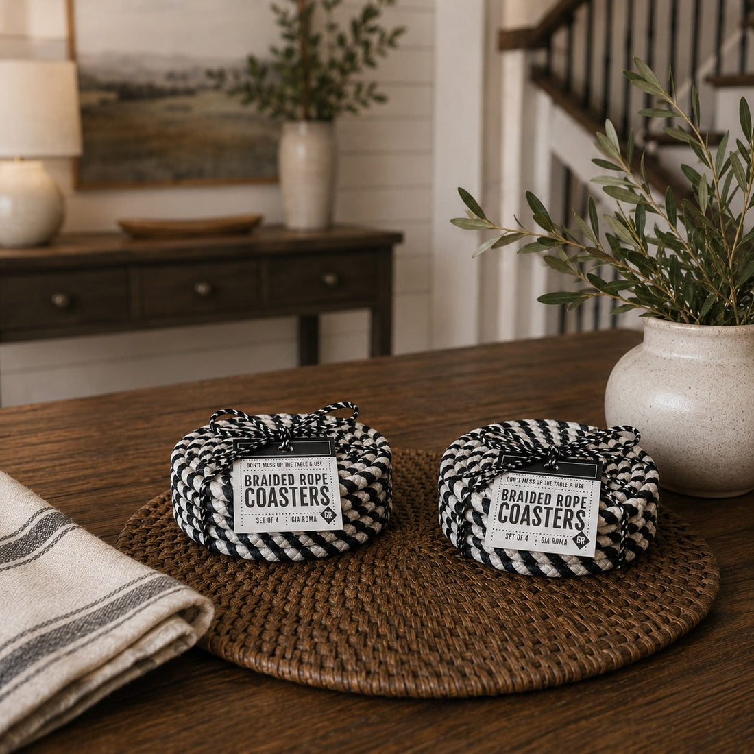 Fall Braided Coaster Set — alternate product view 79