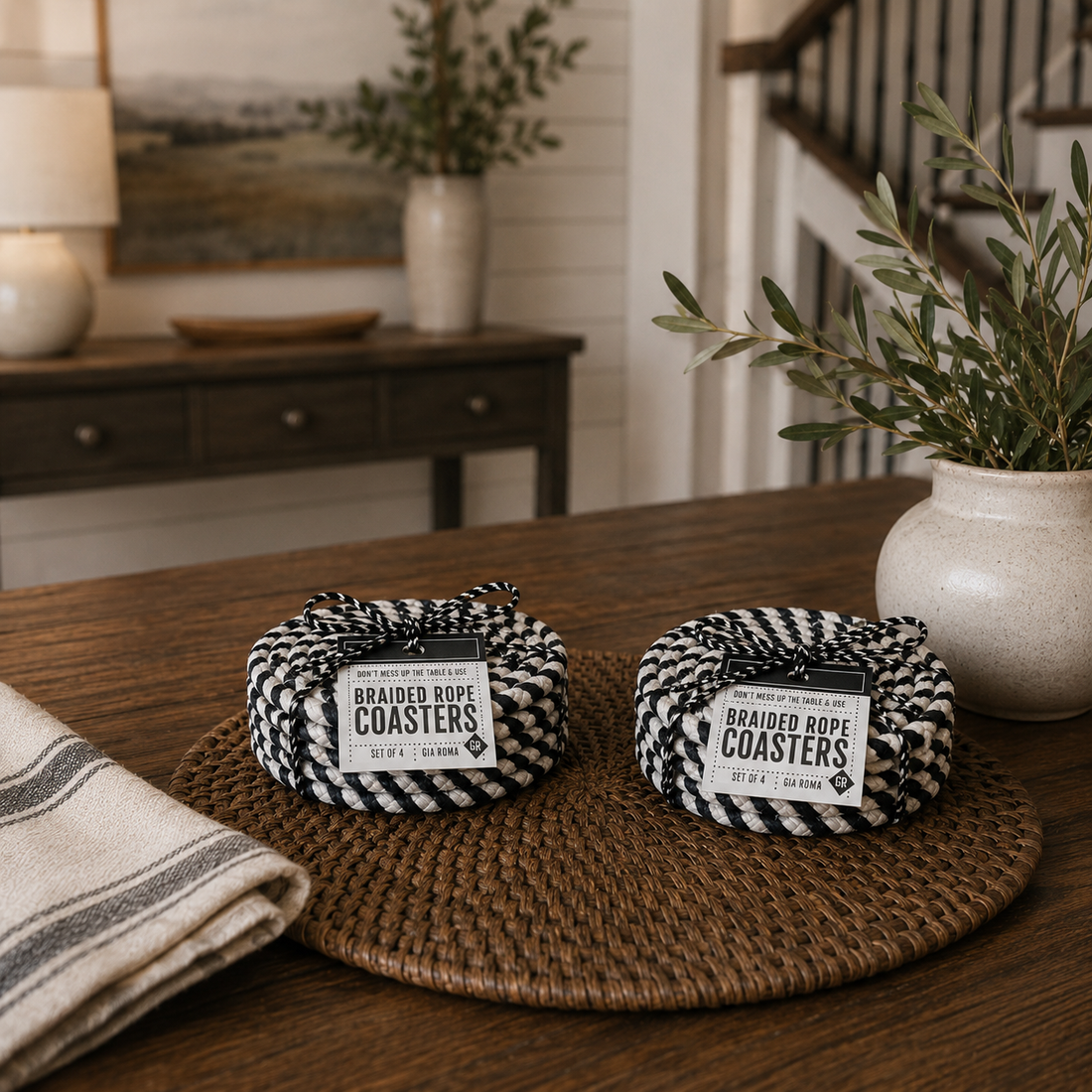 Braided Coasters — alternate product view 2