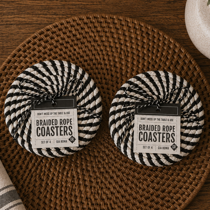 Braided Coasters