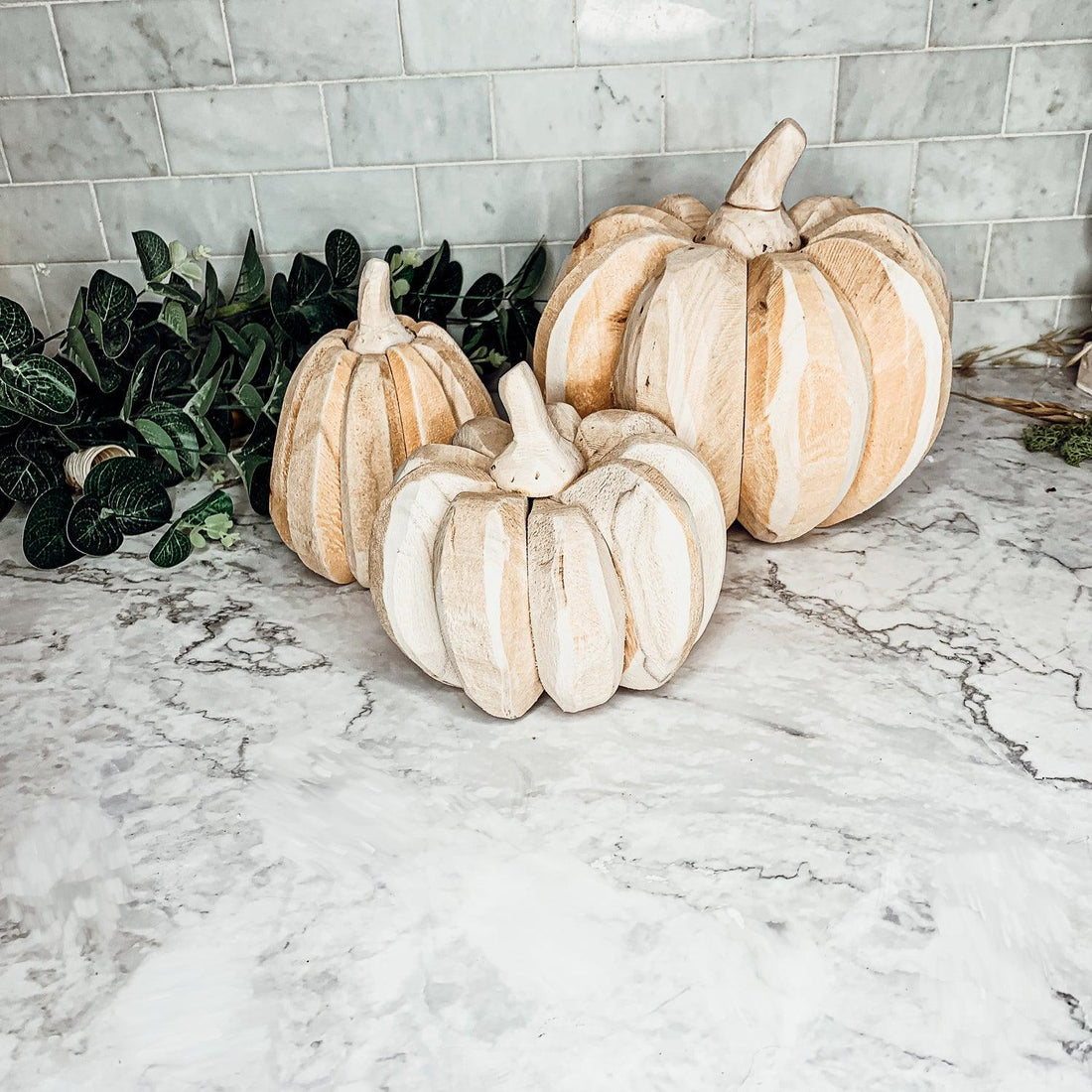 Handcrafted Wood Pumpkins — alternate product view 10
