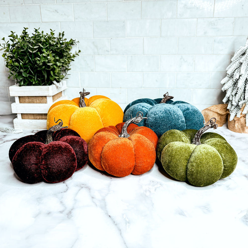 Jewel-Tone Velvet Pumpkins — alternate product view 23