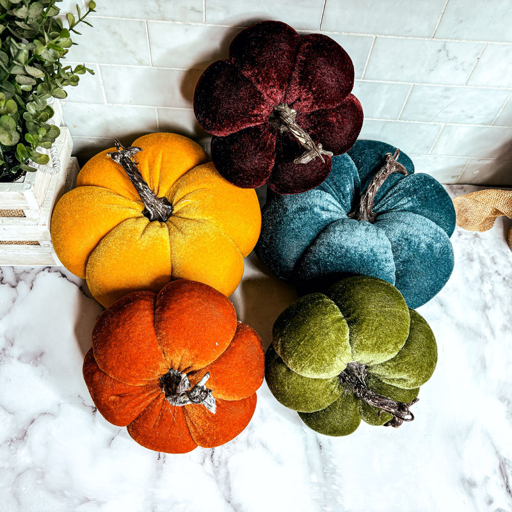 Jewel-Tone Velvet Pumpkins — alternate product view 22