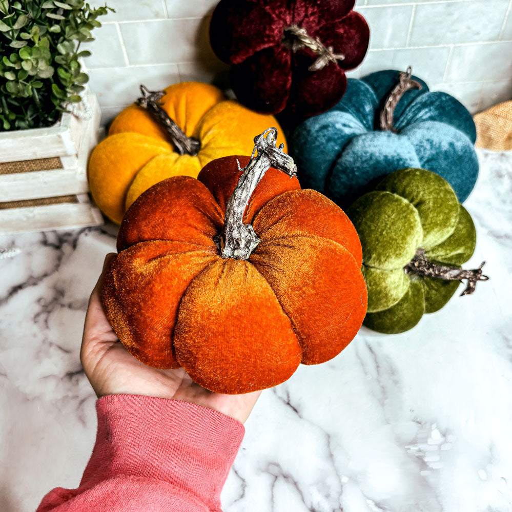 Jewel-Tone Velvet Pumpkins — alternate product view 15
