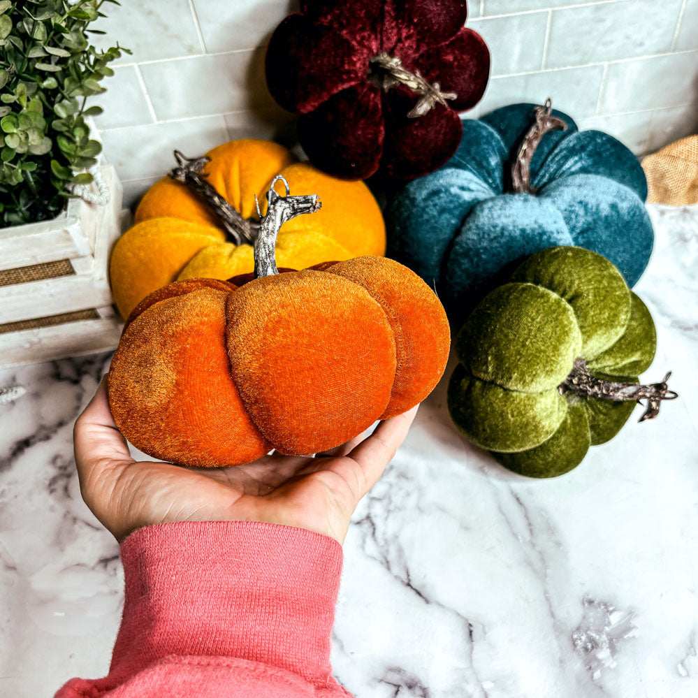 Jewel-Tone Velvet Pumpkins — alternate product view 17