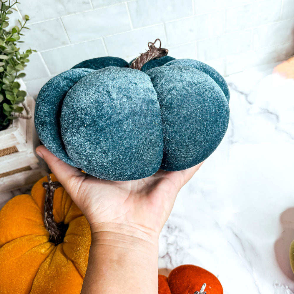 Jewel-Tone Velvet Pumpkins — alternate product view 12