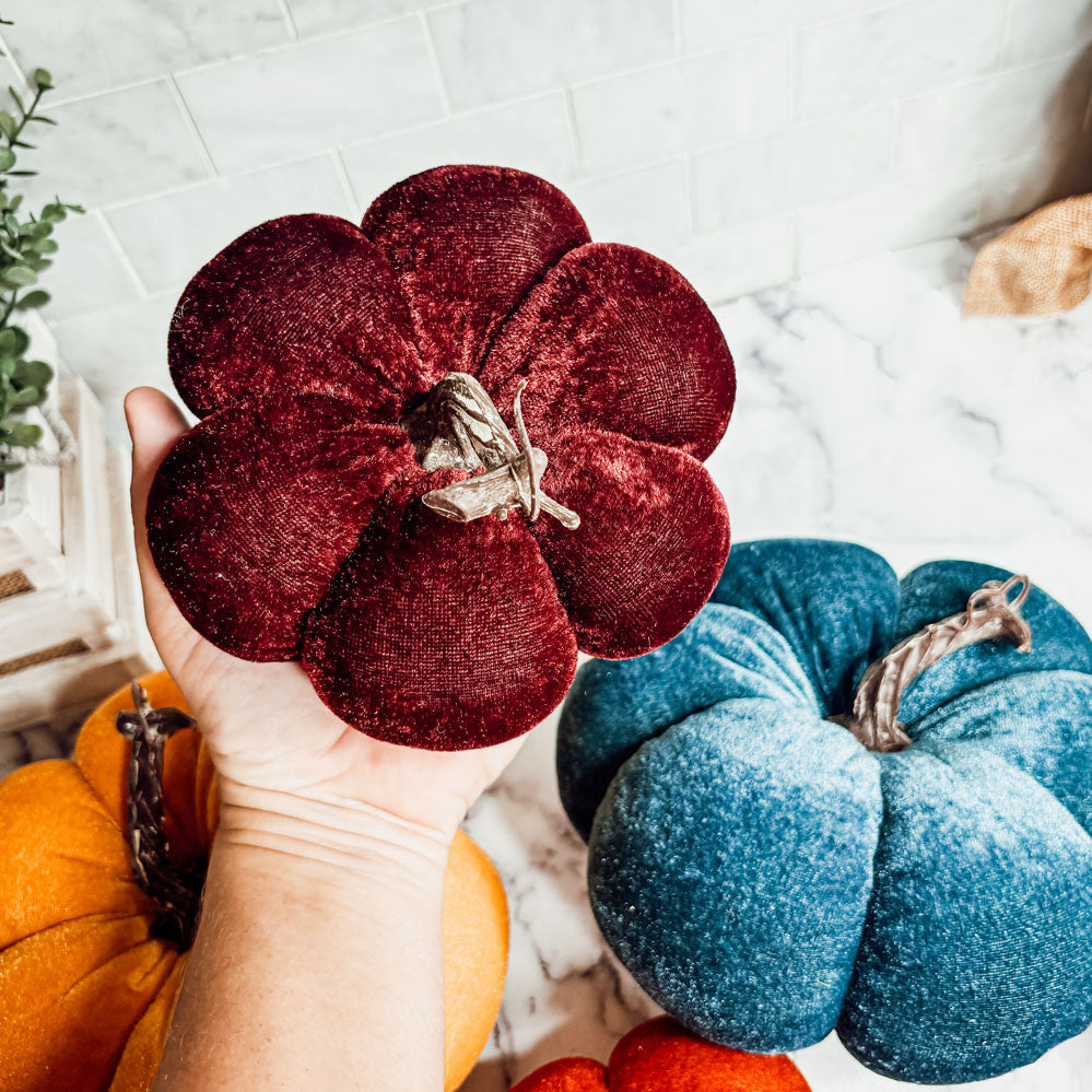 Jewel-Tone Velvet Pumpkins — alternate product view 18