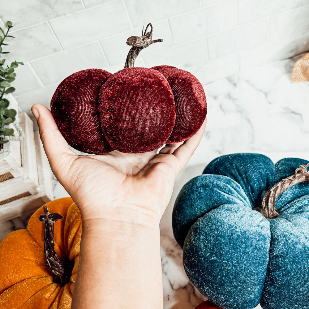 Jewel-Tone Velvet Pumpkins — alternate product view 19