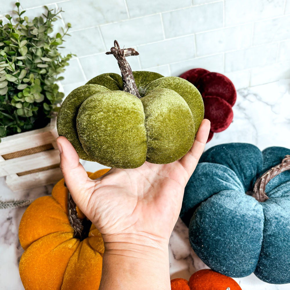 Jewel-Tone Velvet Pumpkins — alternate product view 20