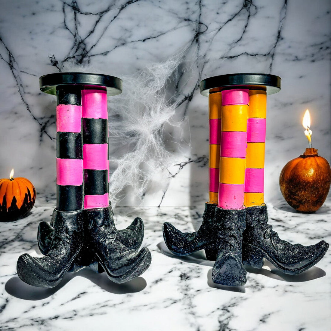 Witch-Leg Candle Holder