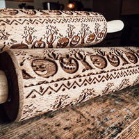 Embossed Halloween Rolling Pin — alternate product view 32