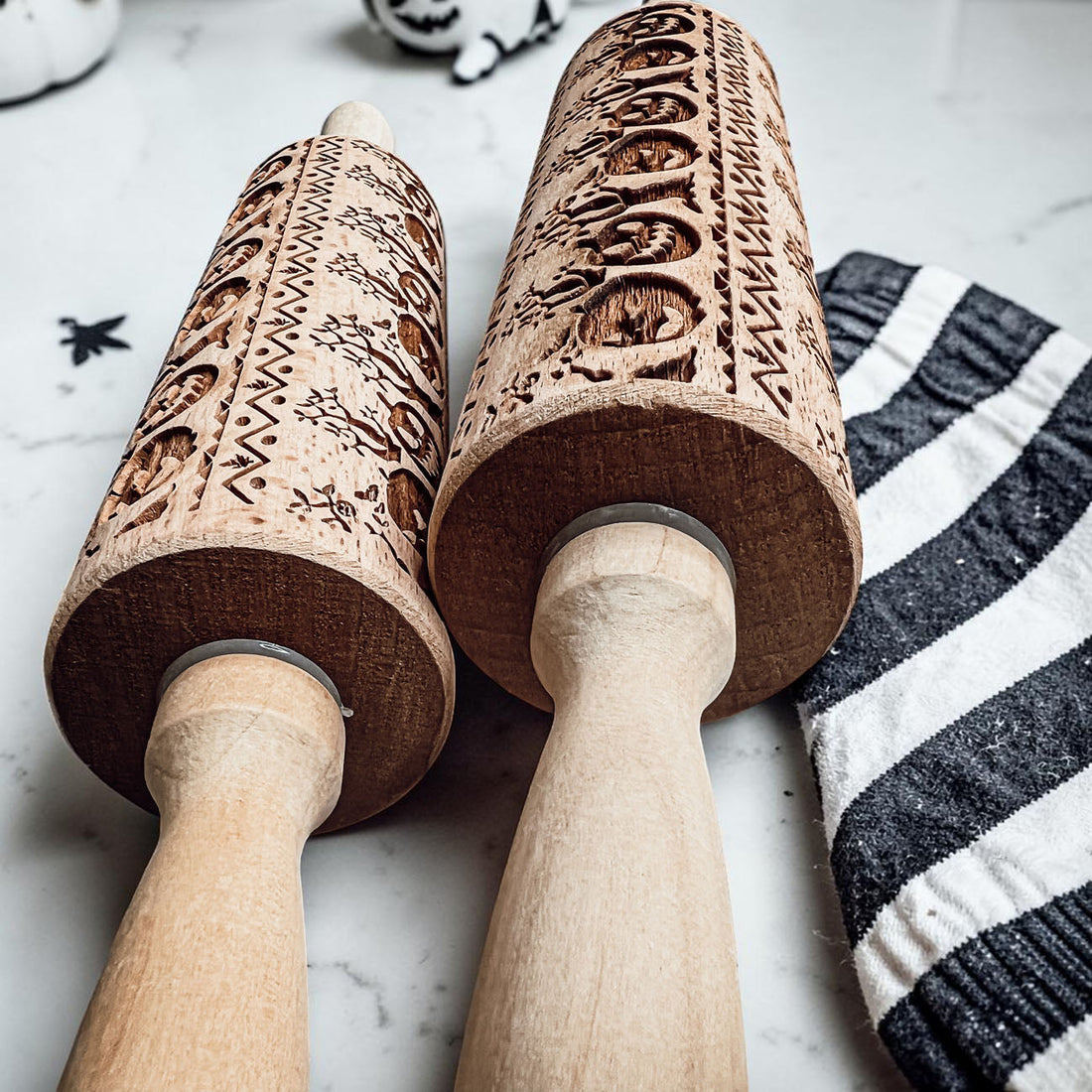 Embossed Halloween Rolling Pin — alternate product view 13