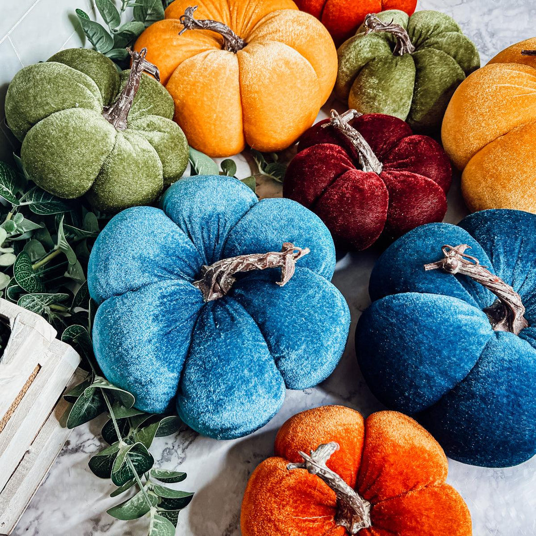Jewel-Tone Velvet Pumpkins — alternate product view 10